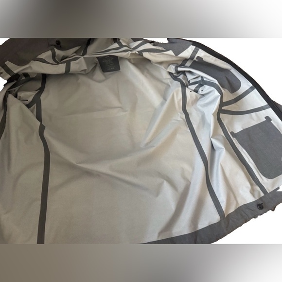 Mack Weldon Stormchaser Jacket Mens Large Waterproof Gray Hooded Full Zip - Picture 16 of 16